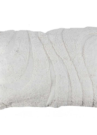 Sierkussen Fluffy organic cream rechthoek