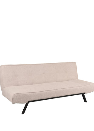 LABEL51 Slaapbank King - Naturel - Boucle - King | Zwarte Poot