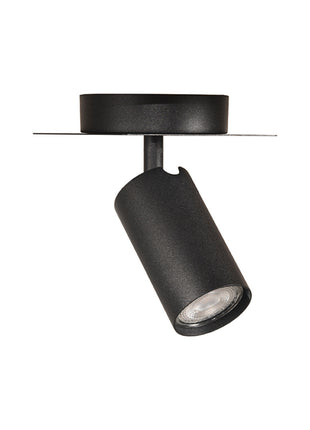 Spot Ferroli - Zwart - Metaal - 1-Lichts