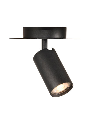 Spot Ferroli - Zwart - Metaal - 1-Lichts