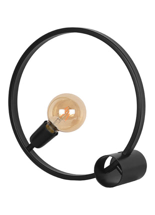 Tafellamp Ring - Zwart - Metaal