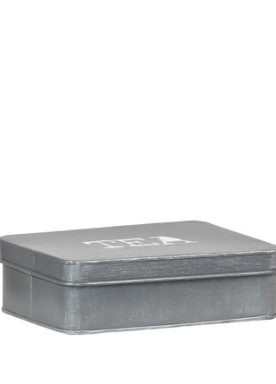 Theedoos - Grijs - Metaal