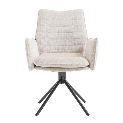 Eetkamerstoel Tim Cremona 02 Lichtbeige