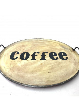Iron tray coffee