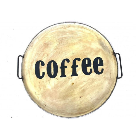 Iron tray coffee