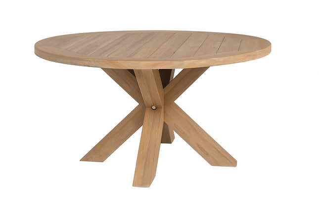 Tuintafel Teak rond 130cm