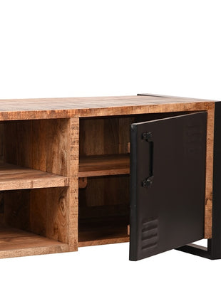 Tv-meubel Brussels - Rough - Mangohout - 160 cm