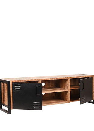 Tv-meubel Brussels - Rough - Mangohout - 160 cm