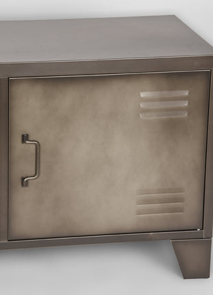 Tv-meubel Fence - Grijs - Metaal