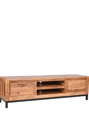 Tv-meubel Ghent - Rough - Mangohout - 160 cm