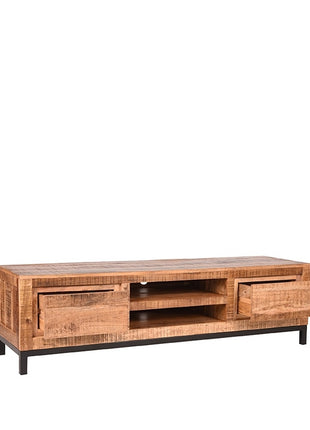 Tv-meubel Ghent - Rough - Mangohout - 160 cm