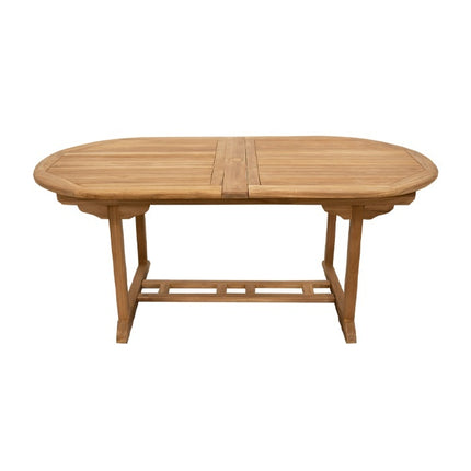 Uitschuifbare tuintafel ovaal  180cm