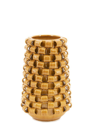 Vase Loopa 2 - mustard