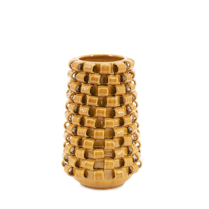 Vase Loopa 2 - mustard