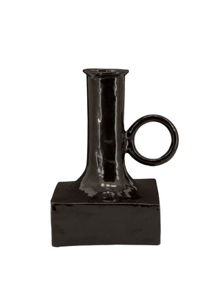 Vase Oro 2 - dark brown -