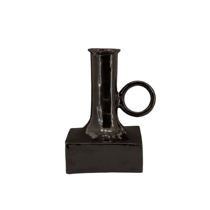 Vase Oro 2 - dark brown -