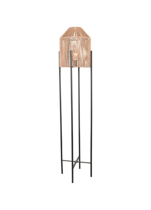 Vloerlamp Ibiza - Naturel - Jute