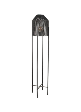 LABEL51 Vloerlamp Ibiza - Zwart - Jute