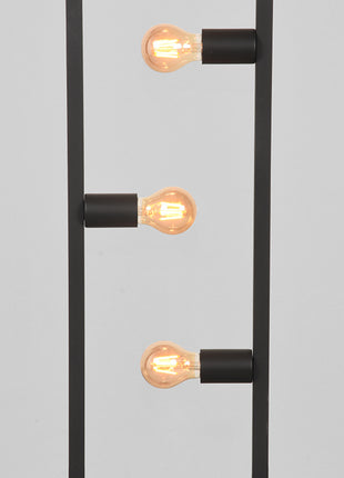 Vloerlamp Quadrato - Zwart - Metaal