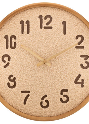 Wandklok Wova 40cm beige