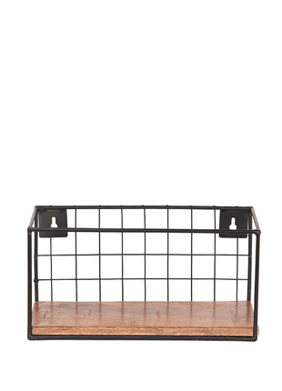 Wanddecoratie Firm Wandrek - Rough - Mangohout - M