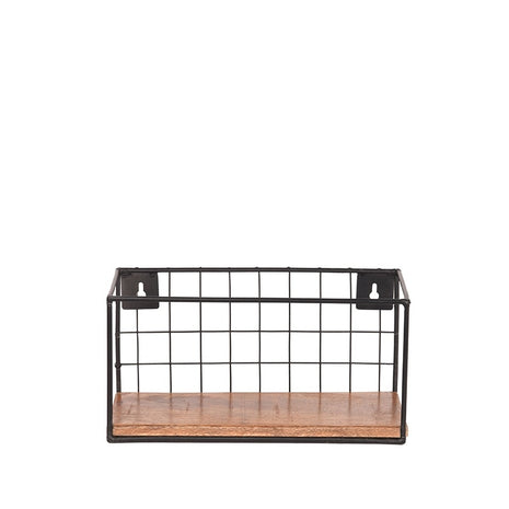 Wanddecoratie Firm Wandrek - Rough - Mangohout - M