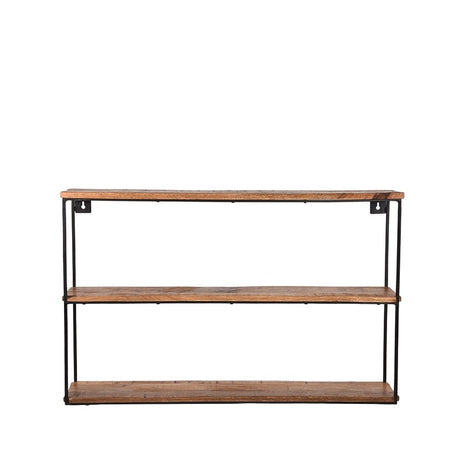 Wanddecoratie Vintage Wandplank - Rough - Mangohout - L