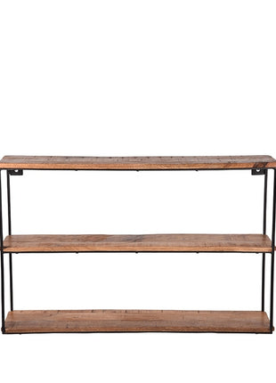 Wanddecoratie Vintage Wandplank - Rough - Mangohout - L