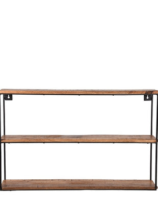 Wanddecoratie Vintage Wandplank - Rough - Mangohout - L