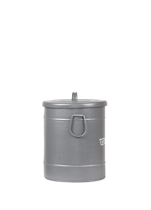 Wasmand - Grijs - Metaal - S