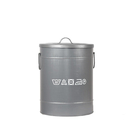 Wasmand - Grijs - Metaal - M