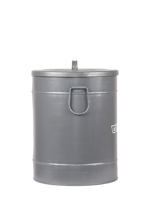 Wasmand - Grijs - Metaal - M