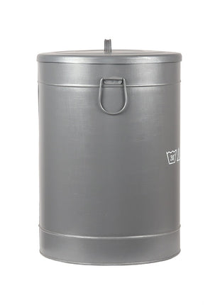 Wasmand - Grijs - Metaal - L