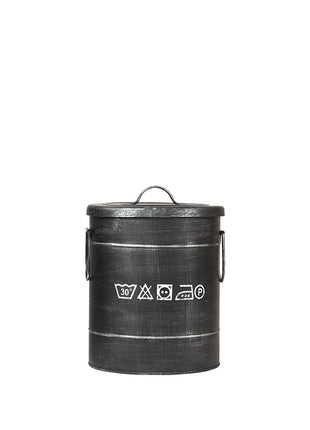 LABEL51 Wasmand - Zwart - Metaal - S