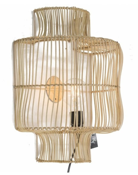 Wandlamp  rotan