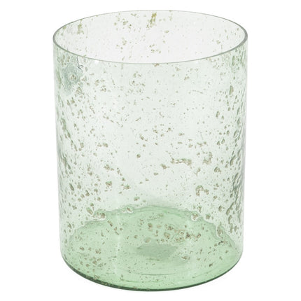 Windlicht bubbelglas blank