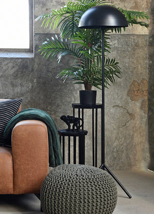 Vloerlamp Globe - Zwart - Metaal