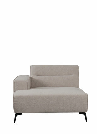 Bank Nero - Naturel - Boucle - Long Chair Arm Links VS